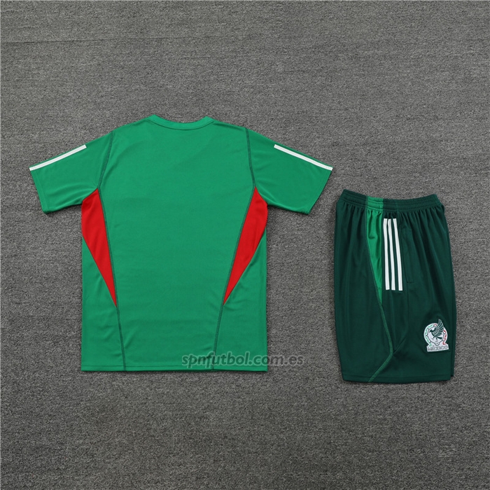 Chandal del Mexico Manga Corta 2023-2024 Verde - Pantalon Corto